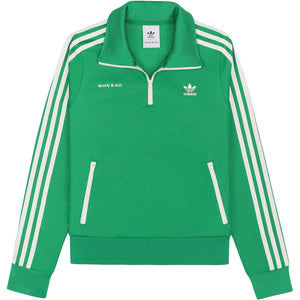 adidas Originals x Quarter Zip Track Jacket Jolly Green/Cream