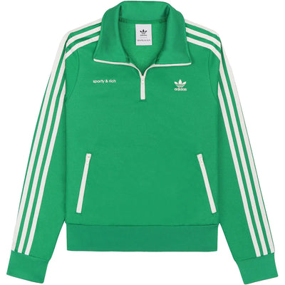 adidas Originals x Quarter Zip Track Jacket Jolly Green/Cream