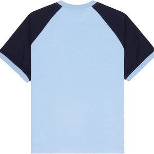 adidas Originals x Sporty & Rich Ringer Tee Baby Blue/Navy