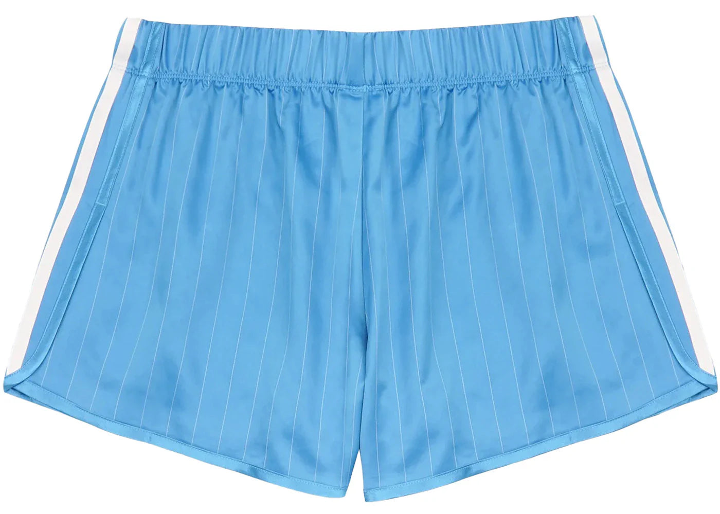 adidas Originals x Sporty & Rich Track Shorts Baby Blue/Cream