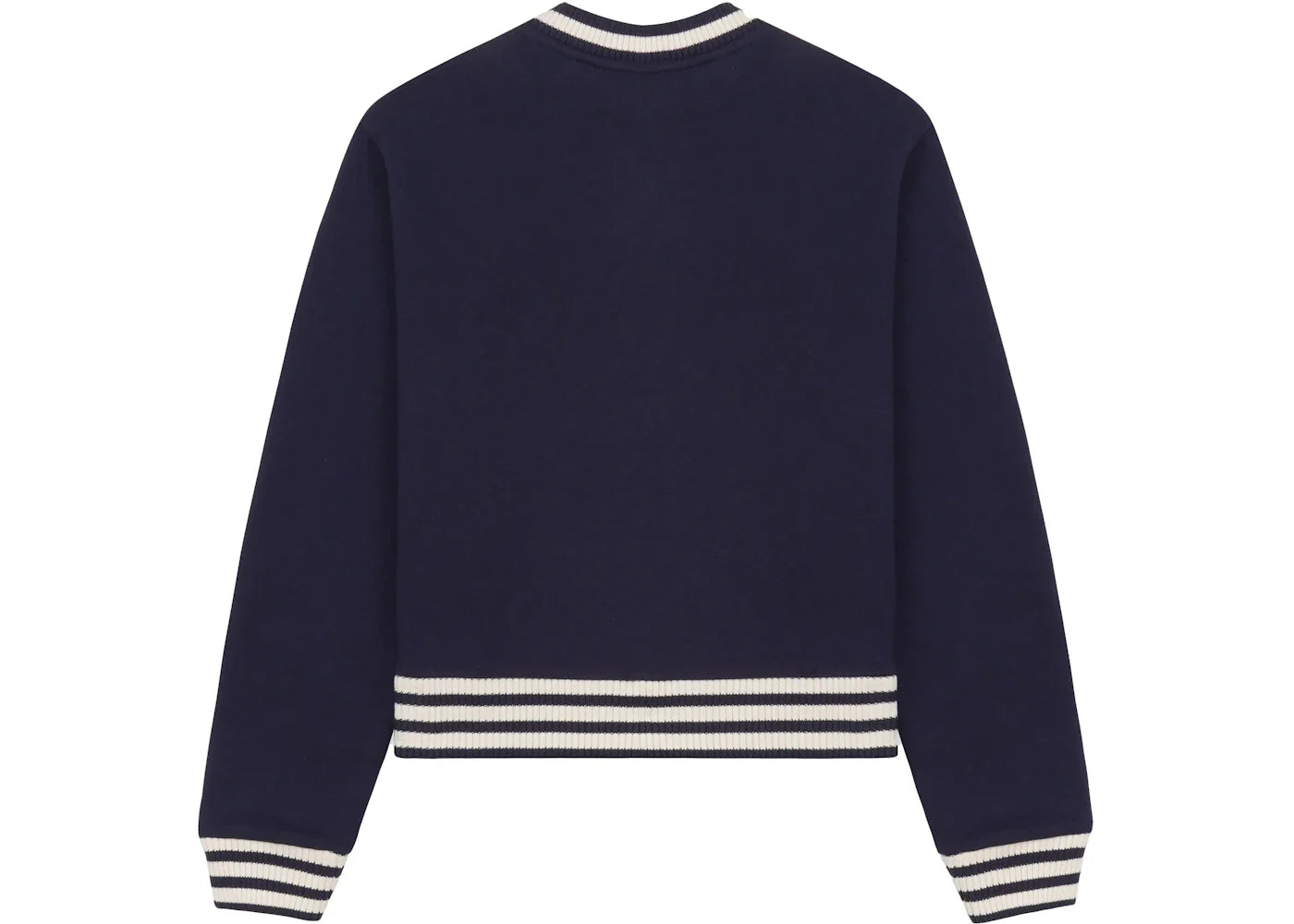 adidas Originals x Sporty & Rich V-Neck Sweatshirt Navy/Cream