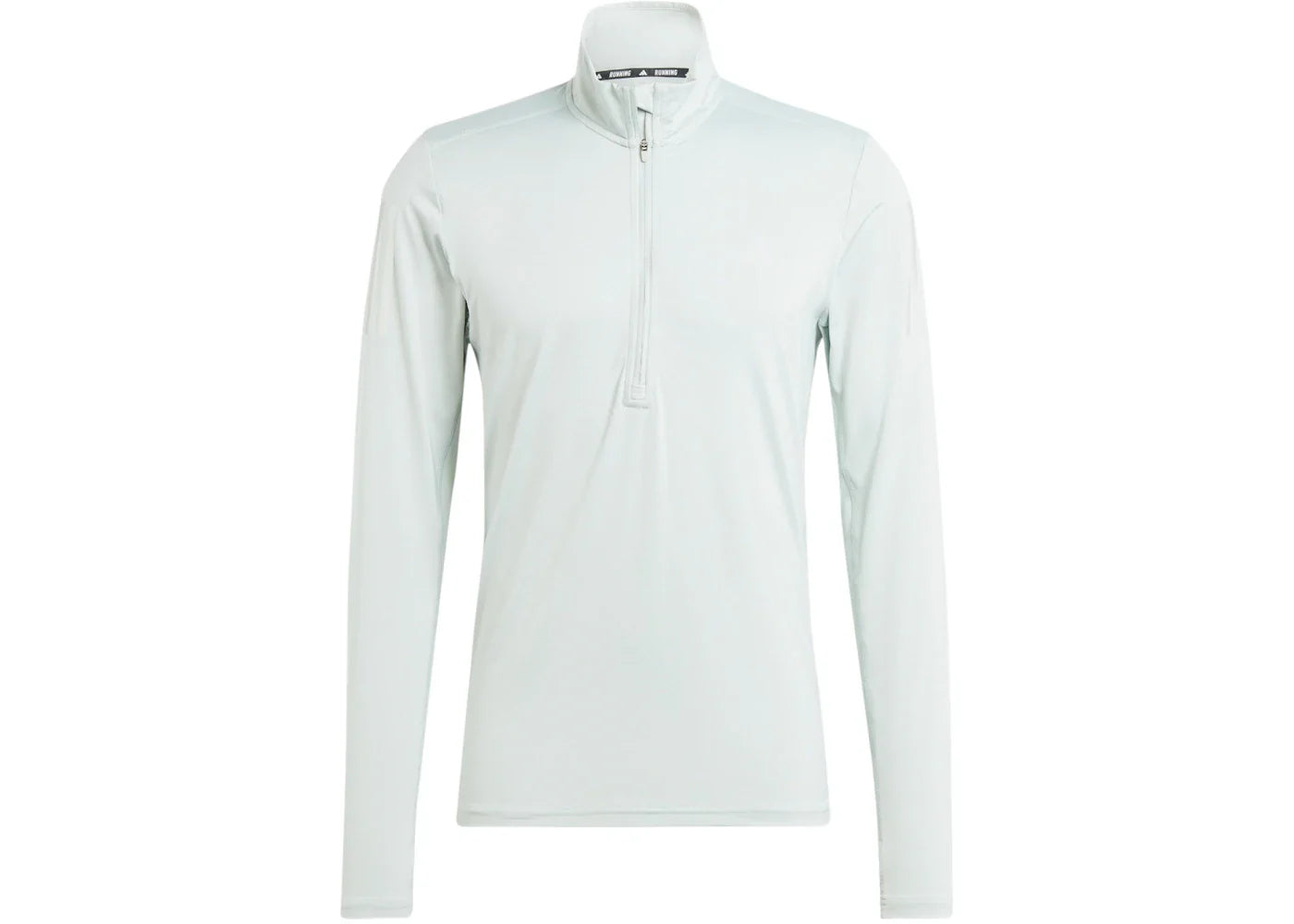 adidas Own The Run 1/4 Zip Long Sleeve Sweatshirt Wonder Silver