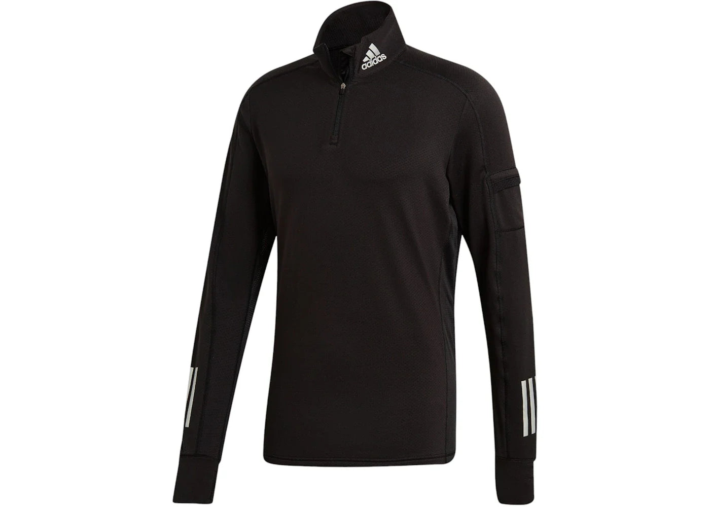 adidas Own The Run 1/Zip Warm Sweatshirt Black