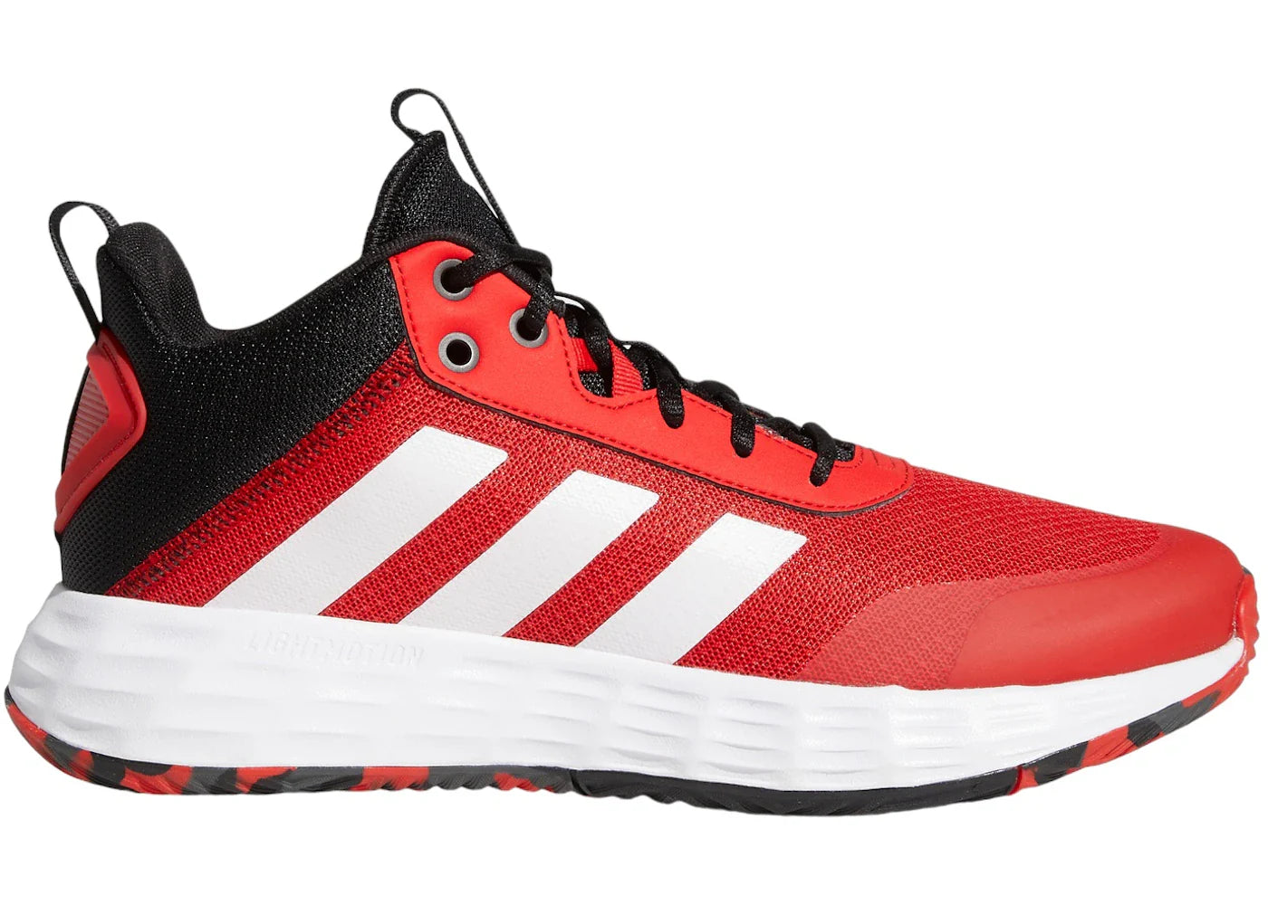adidas Ownthegame Vivid Red Cloud White Core Black