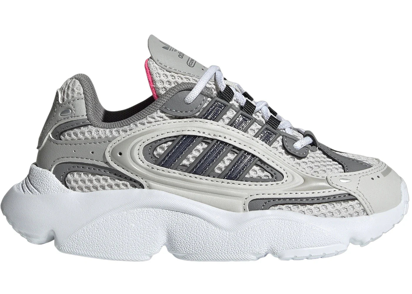adidas Ozmillen Laces Grey Grey Cloud White (PS)