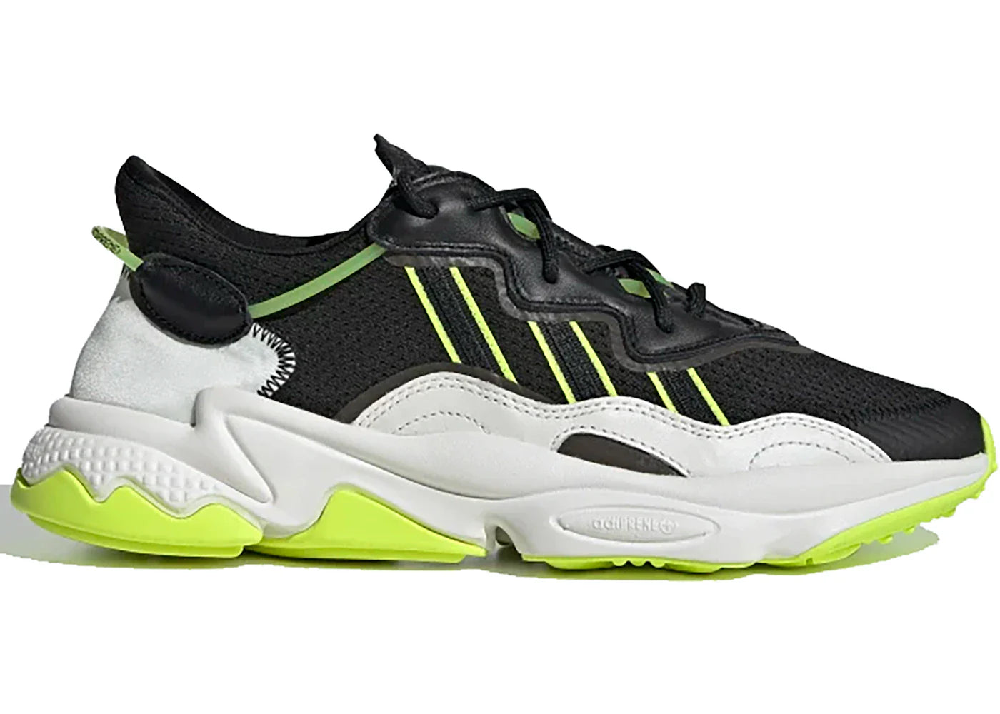 adidas Ozweego Black White Solar Yellow