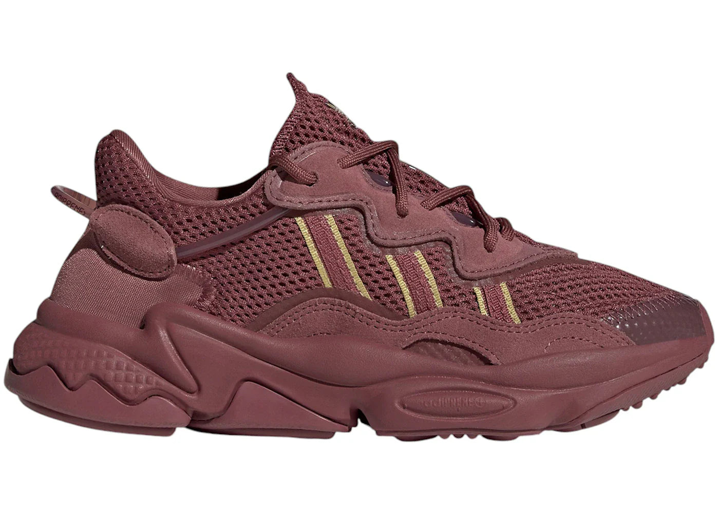 adidas Ozweego Burgundy Gold Metallic (GS)