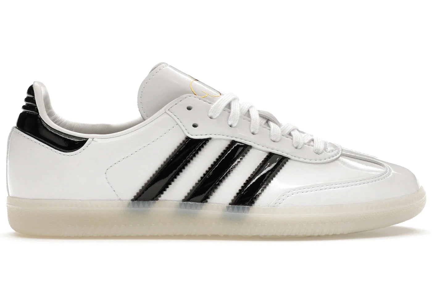 Adidas Samba Jason Dill White Black Patent