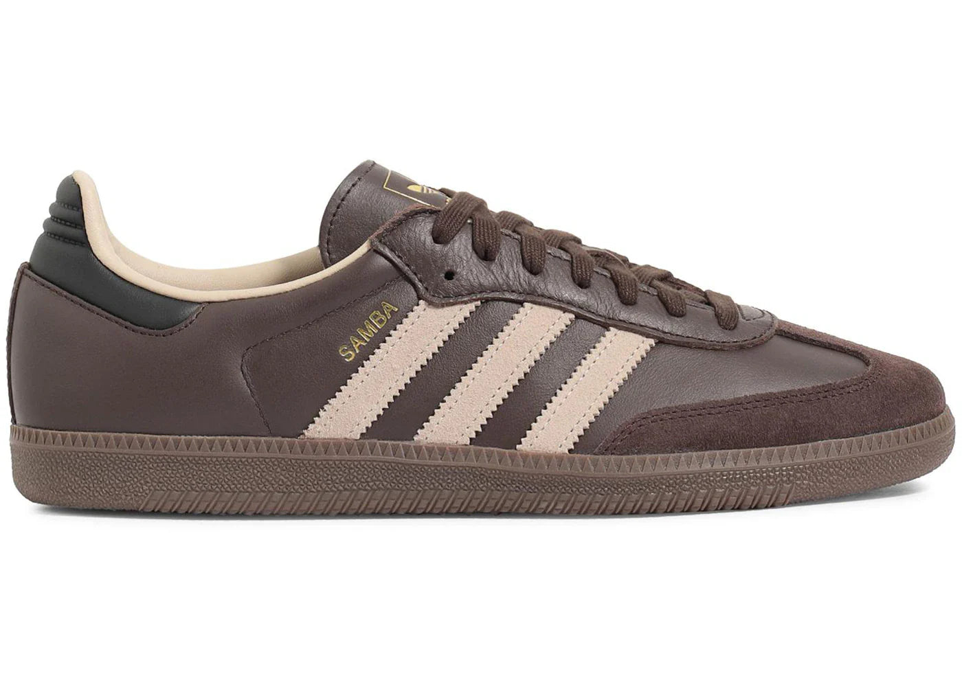 Adidas Samba Og Dark Brown Beige Gum