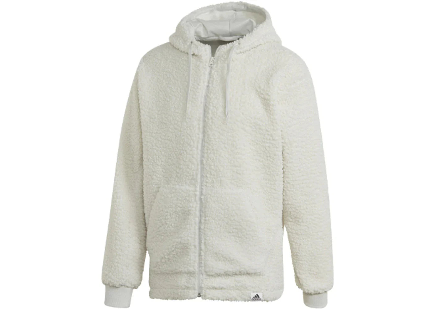 adidas adidas Brilliant Basics Sherpa Full Zip White