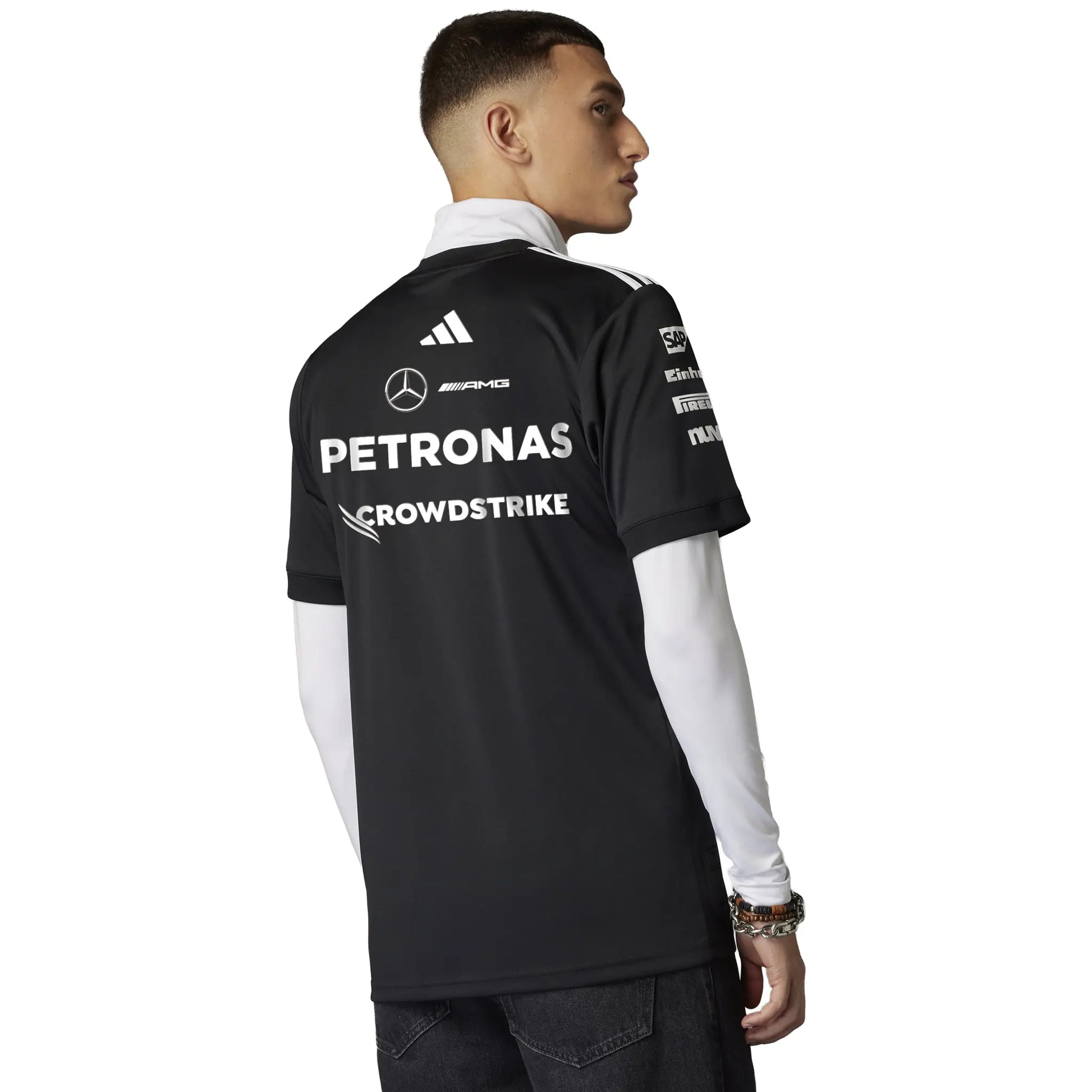 Adidas x Mercedes AMG Petronas Formula One Team Black T-Shirt
