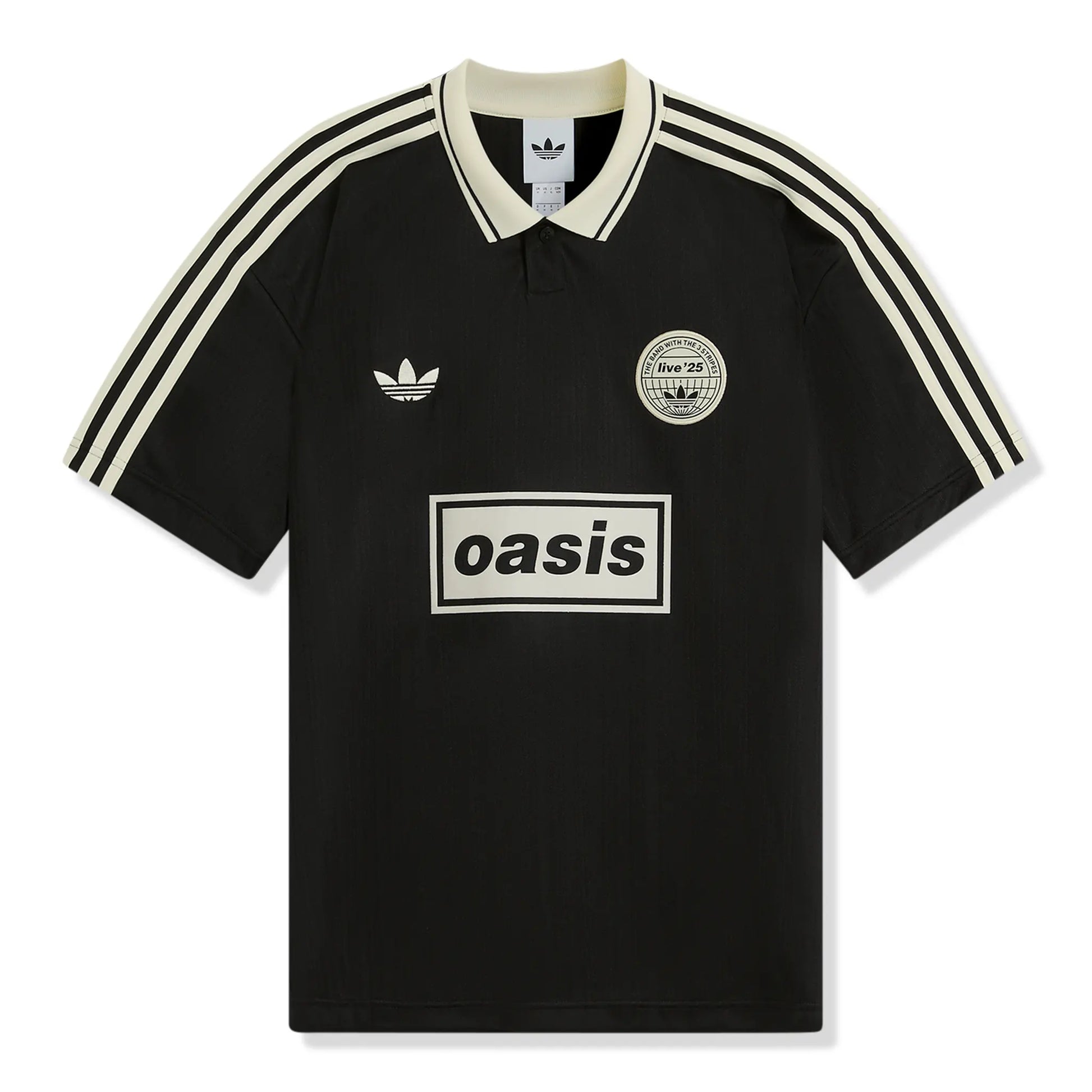Adidas x Oasis Tour Jacquard Black Jersey