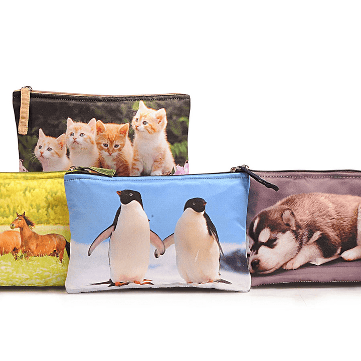 ADORABLE ANIMALS PRINTED POUCHES - GP7