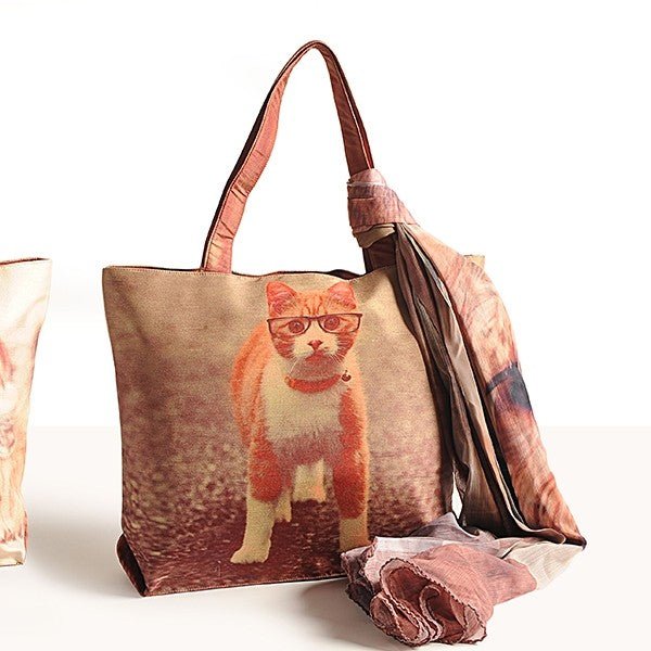 Adorable Meow Bag with Scarf – SCF 922