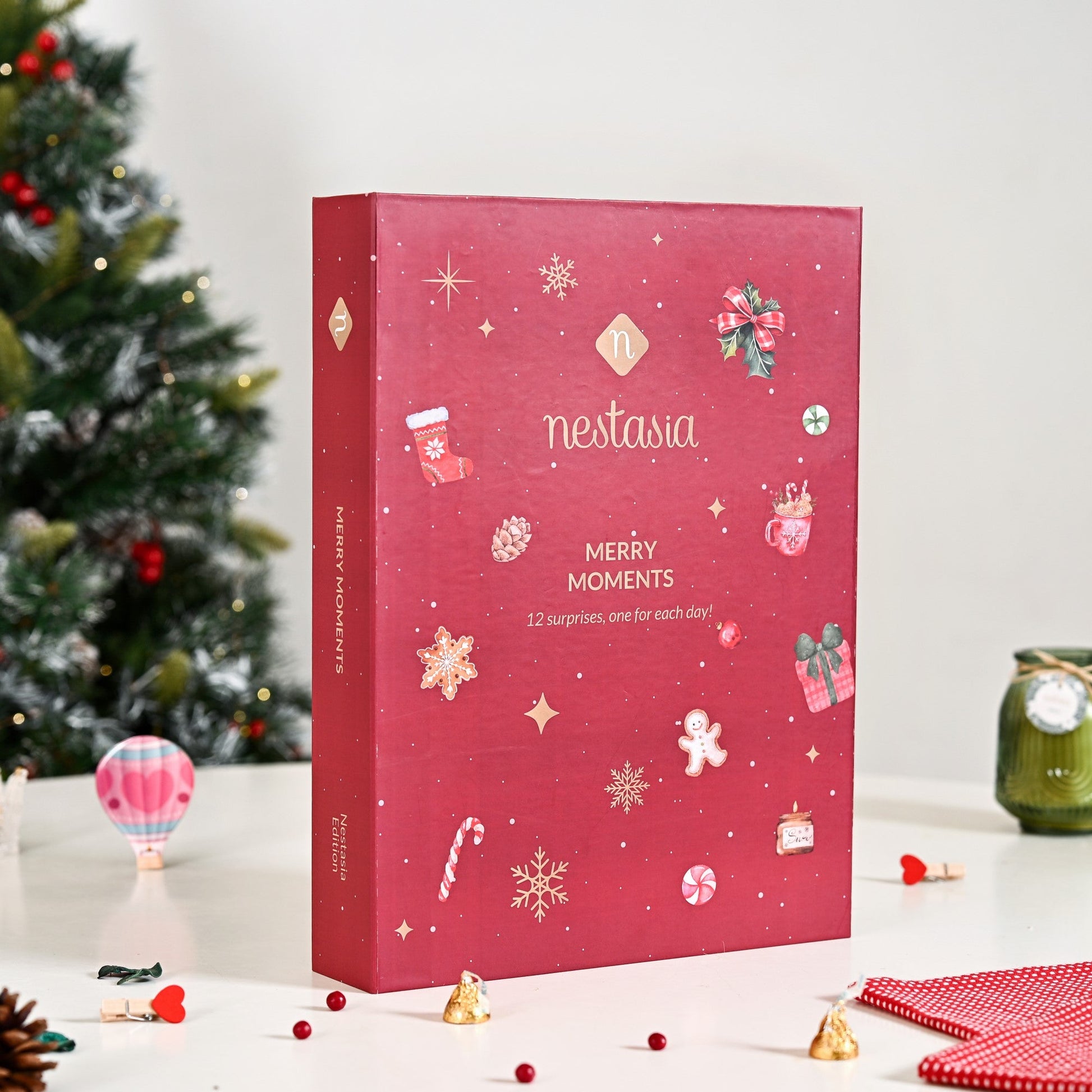 Christmas Advent Calendar Gift Box With 12 Gifts