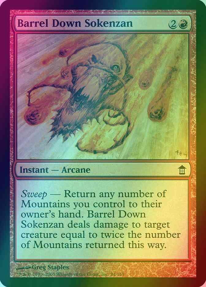 Barrel Down Sokenzan [94] [Saviors of Kamigawa] [Foil]