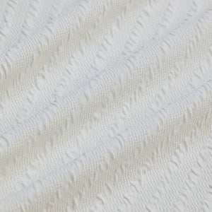 White Textured Cuban T-Shirt