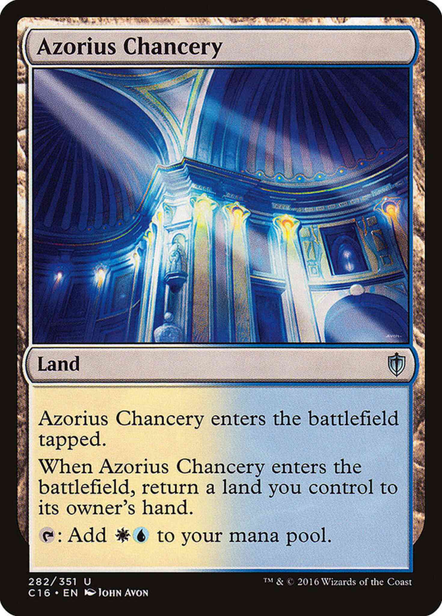 Azorius Chancery [282] [Commander 2016] [Non-Foil]