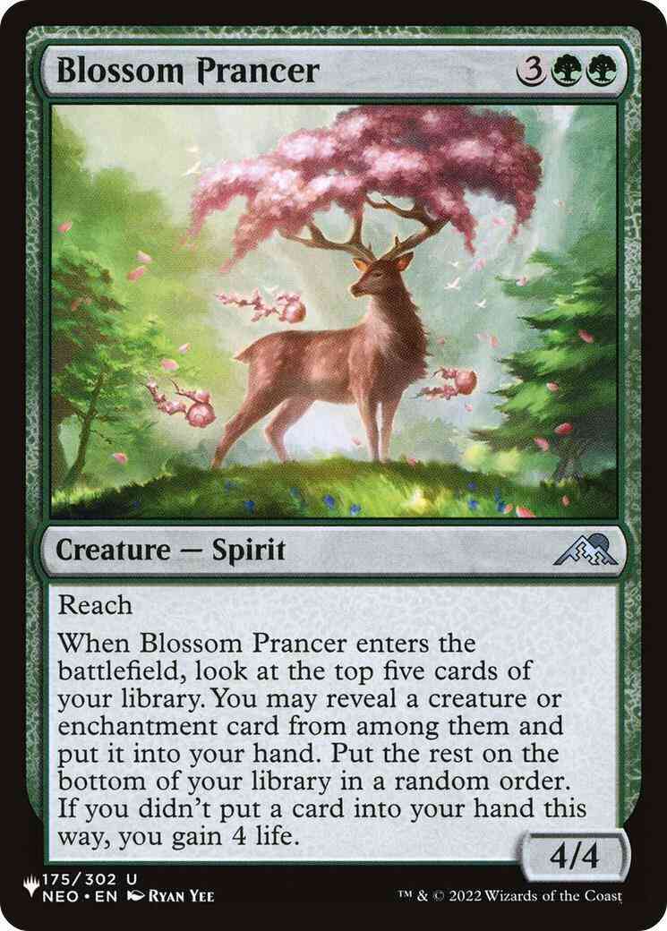 Blossom Prancer [NEO-175] [The List] [Non-Foil]
