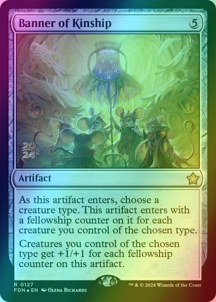 Banner of Kinship [127s] [Prerelease] [Foundations: Promos] [Foil]