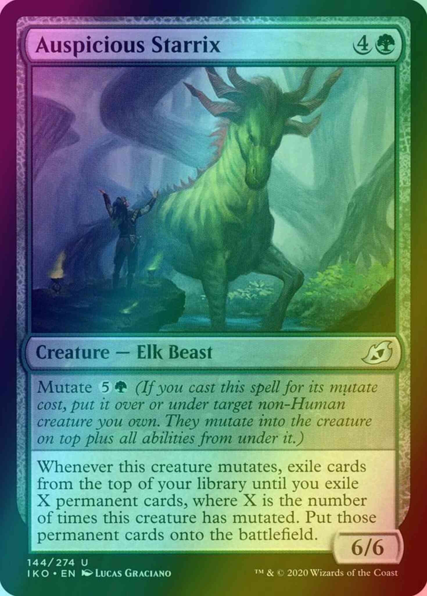 Auspicious Starrix [144] [Ikoria: Lair of Behemoths] [Foil]