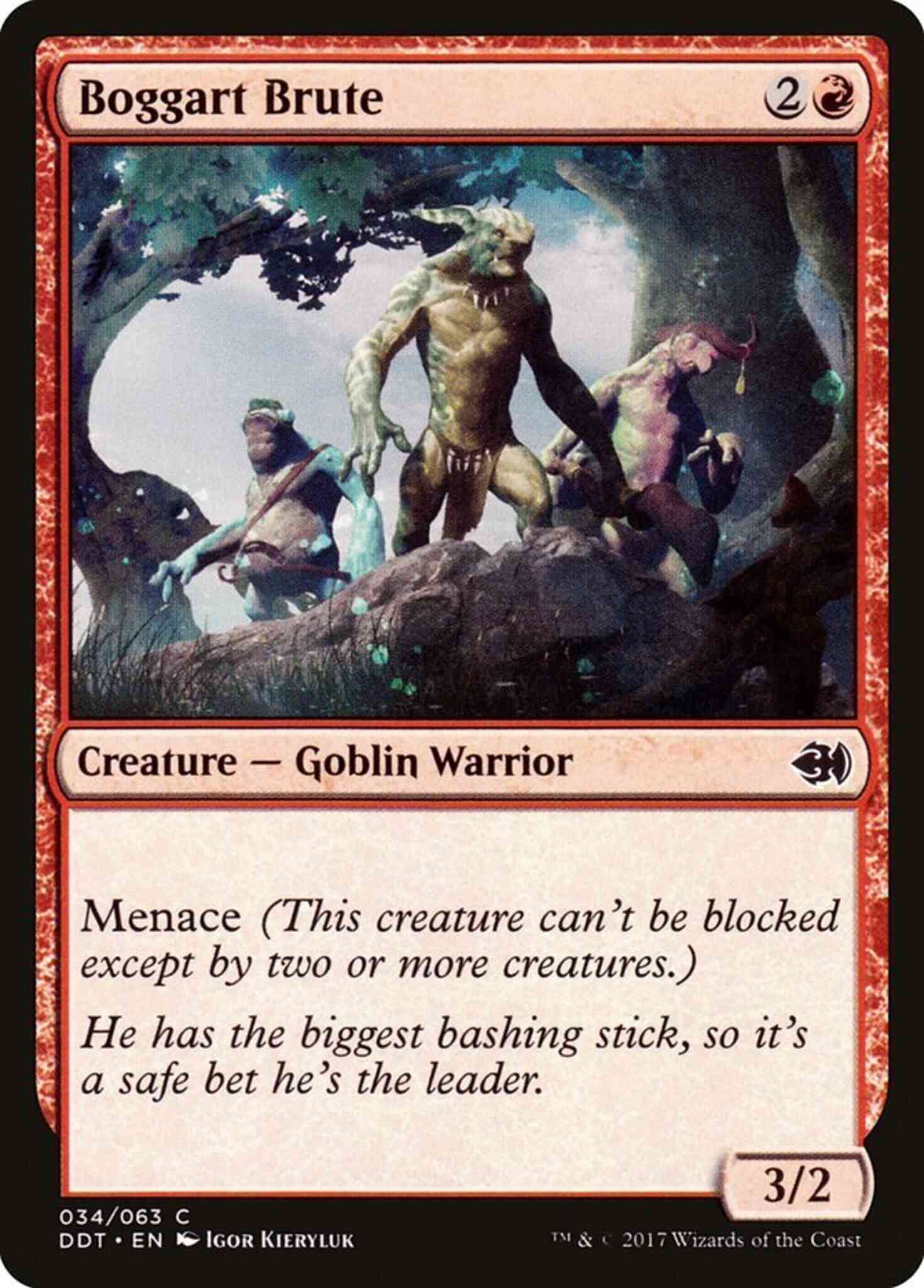 Boggart Brute [34] [Duel Decks Merfolk vs Goblins] [Non-Foil]