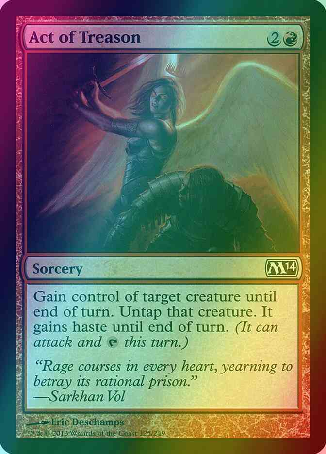Act of Treason [125] [Magic 2014] [Foil]