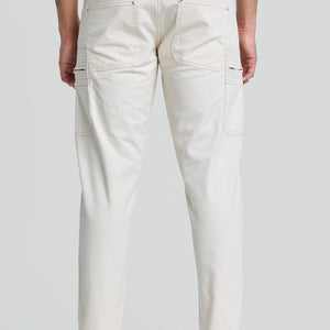 Off White Slim Fit Cargo Pants