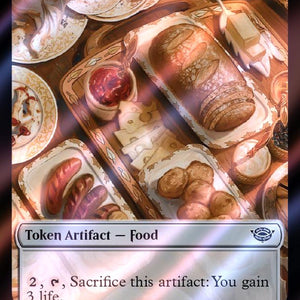 Ballistic Boulder Token (21) // Food Token (22) [The Lord of the Rings: Tales of Middle-earth: Tokens] [Surge Foil]