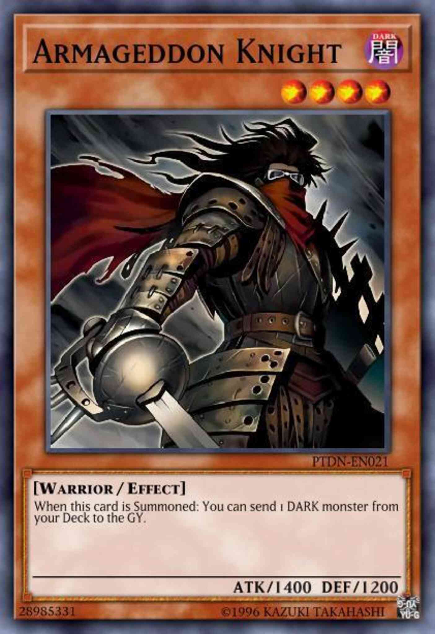 Armageddon Knight - THSF-EN035 - Super Rare - Unlimited