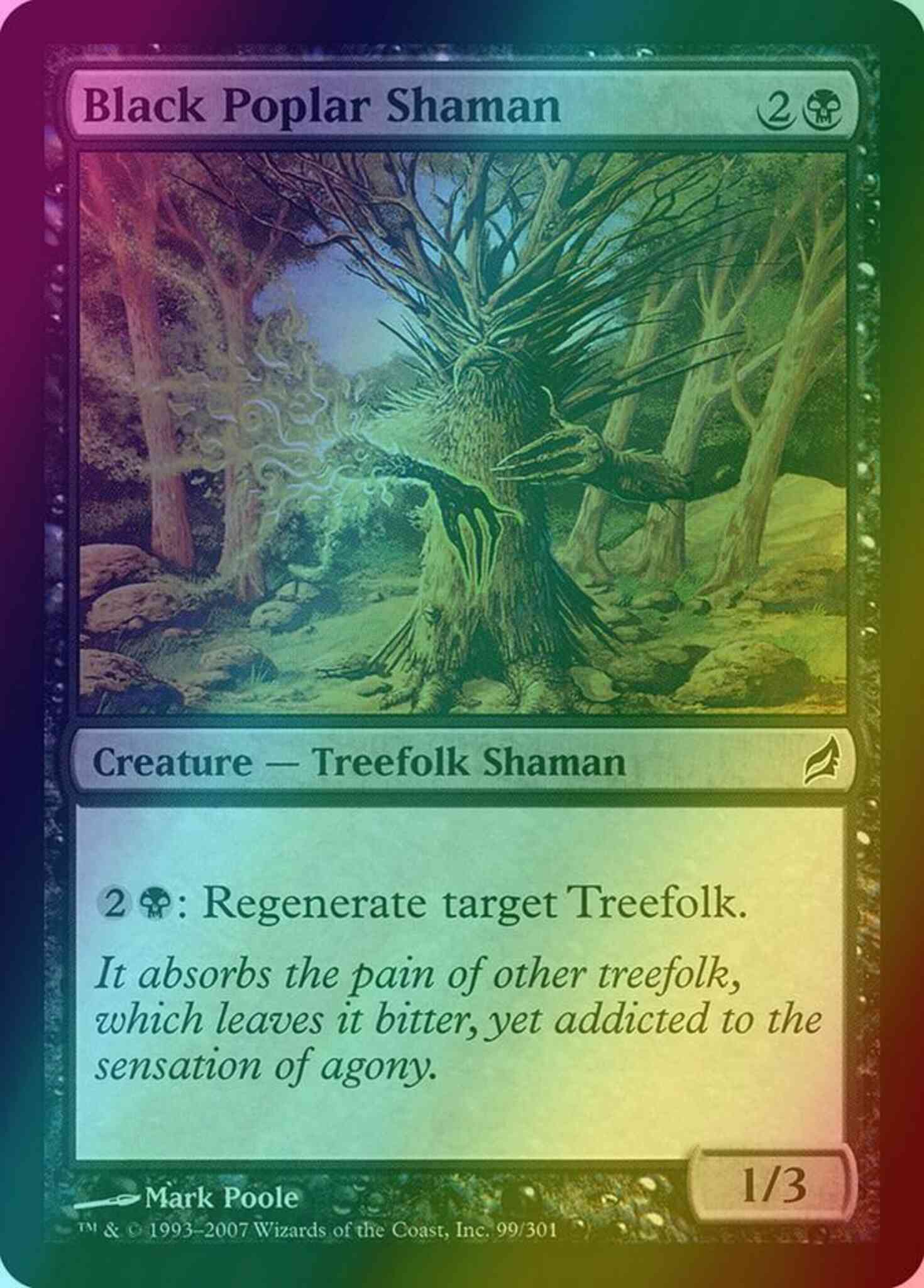 Black Poplar Shaman [99] [Lorwyn] [Foil]