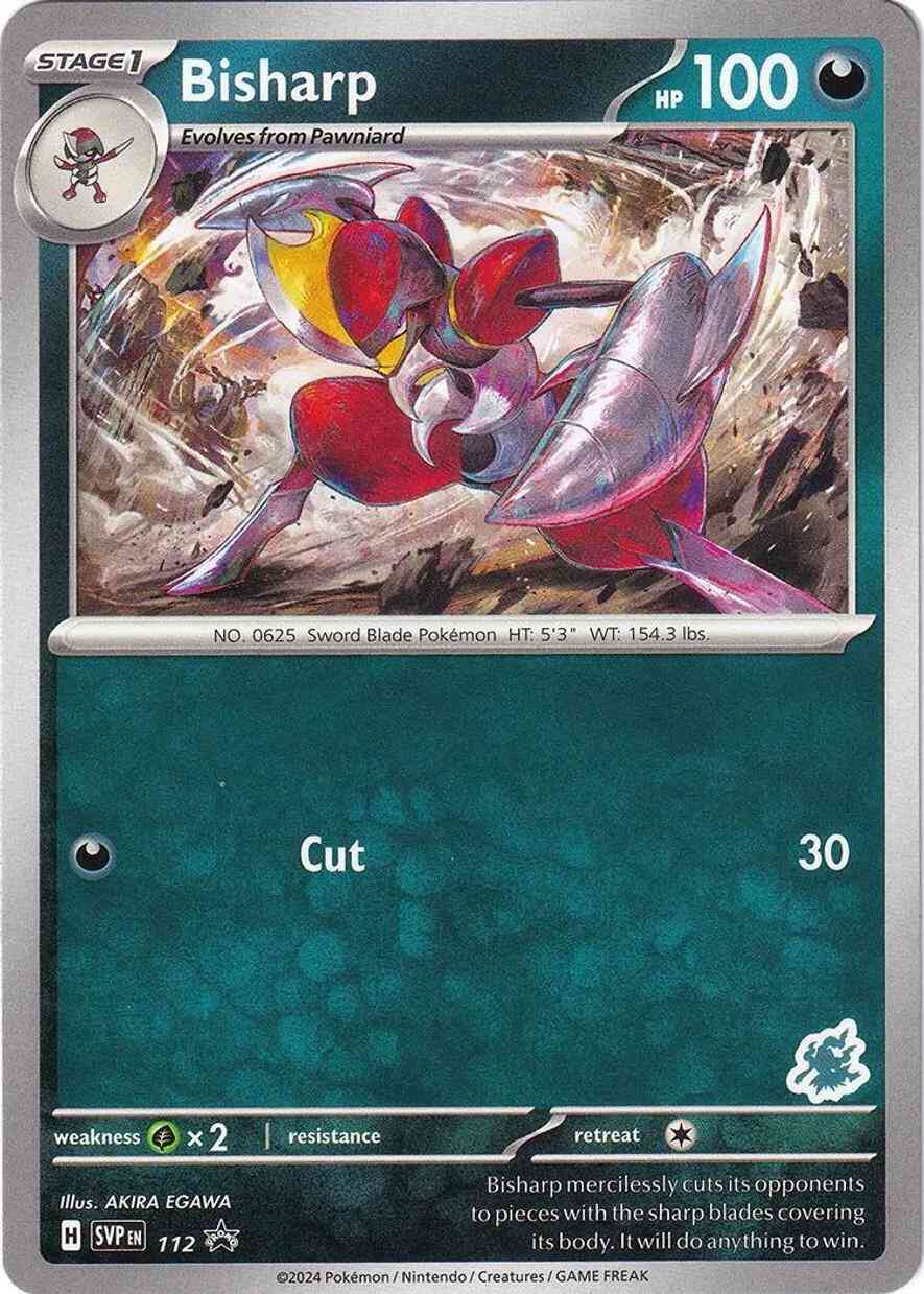 Bisharp - 112 - Promo - Darkrai Stamp [ba03-DRK4] [Non-Holo]
