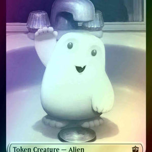 Alien Token (02) // Alien Salamander Token (16) [Universes Beyond: Doctor Who: Tokens] [Foil]