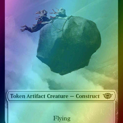Ballistic Boulder Token (08) // Food Token (11) [The Lord of the Rings: Tales of Middle-earth: Tokens] [Foil]