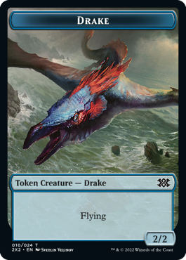 Angel Token (03) // Drake Token (10) [Double Masters 2022: Tokens] [Non-Foil]
