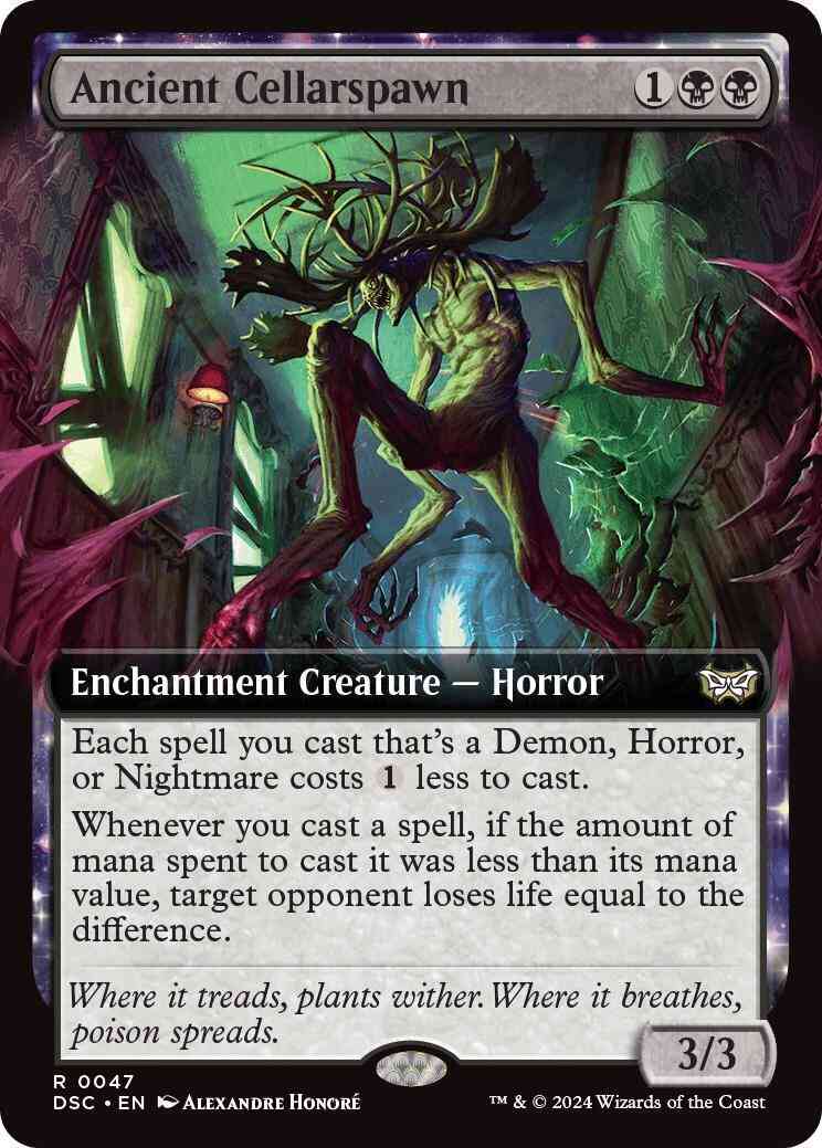 Ancient Cellarspawn [47] [Extended Art] [Duskmourn: House of Horror: Commander] [Non-Foil]