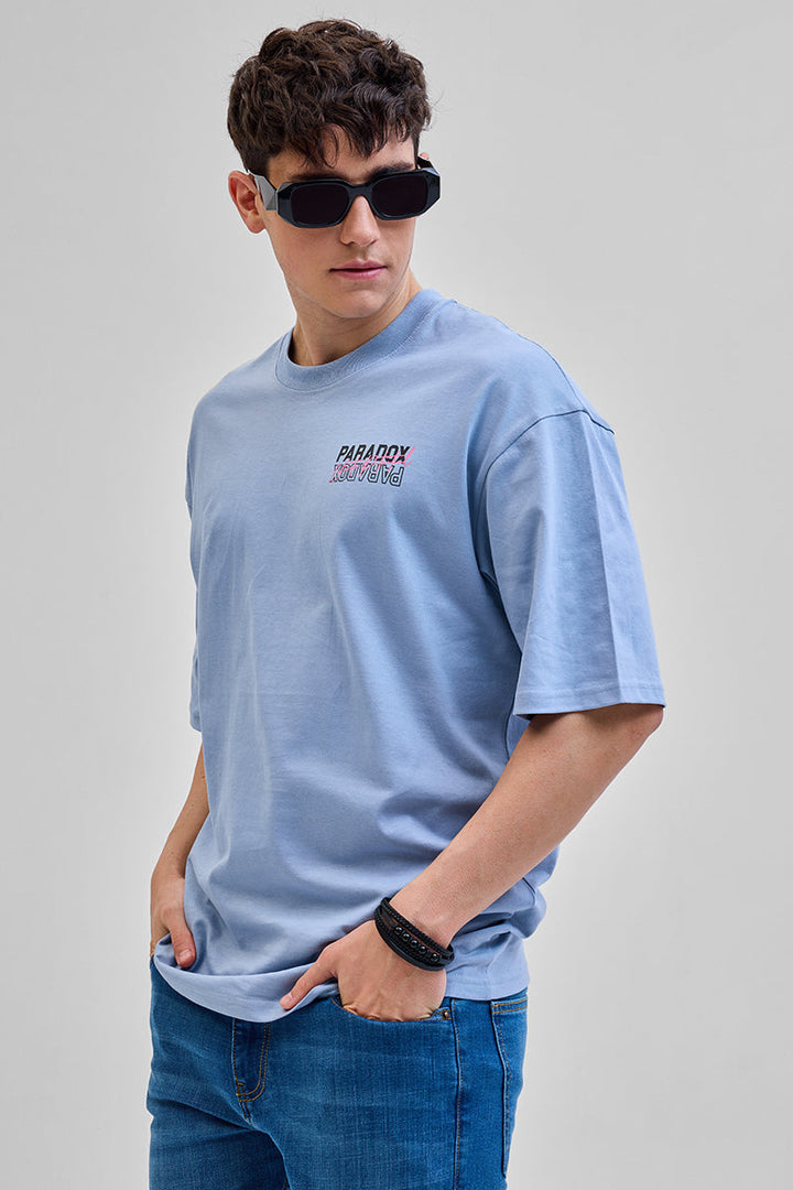 Paradox Light Blue Oversized T-Shirt