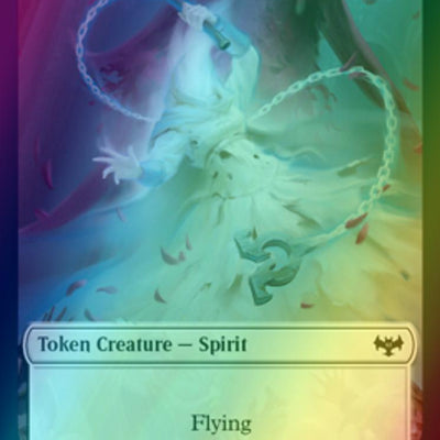Blood Token (17) // Spirit Token (03) [Innistrad: Crimson Vow: Tokens] [Foil]