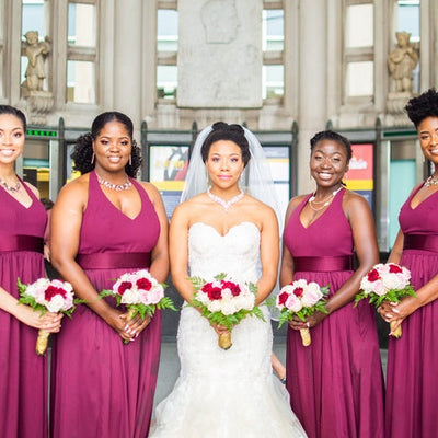 Pretty in Pink Wedding Bouquets