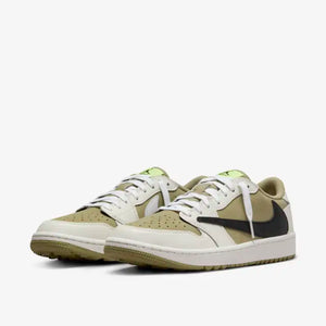 Travis Scott x Air Jordan 1 Retro low Golf Neutral Olive