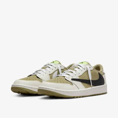 Travis Scott x Air Jordan 1 Retro low Golf Neutral Olive