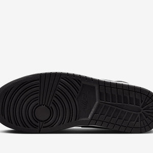 Air Jordan 1 Mid Black Metallic Gold White Sale