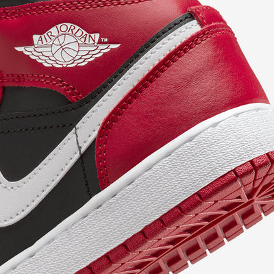 Air Jordan 1 Mid Black White Gym Red Sale