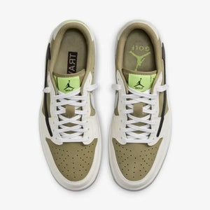 Travis Scott x Air Jordan 1 Retro low Golf Neutral Olive