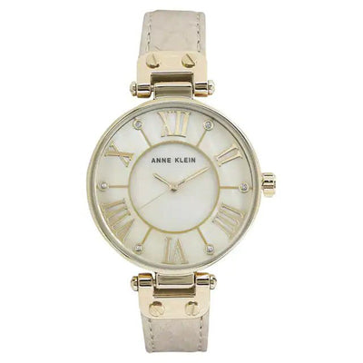 Anne Klein Ceramics Golden Dial Women 34mm