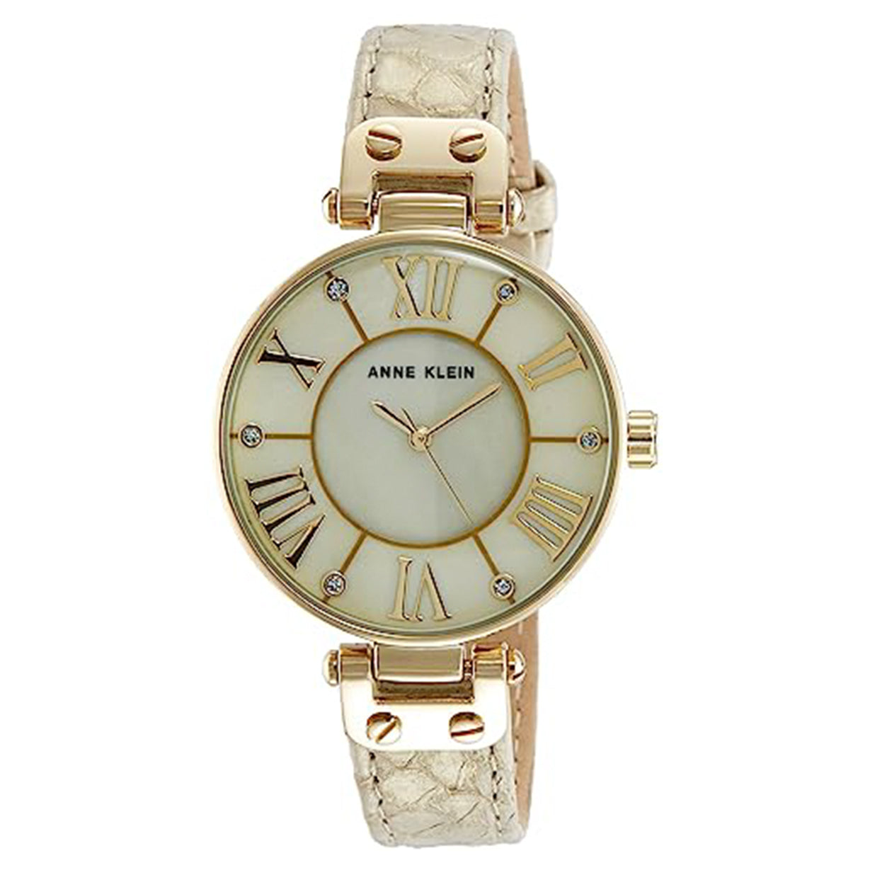 Anne Klein Analog Gold Dial Women 35mm