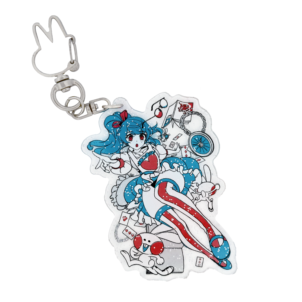 Alice in Waifuland Keychain