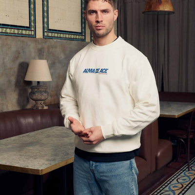 Alma De Ace Sports Club 92 White Sweatshirt
