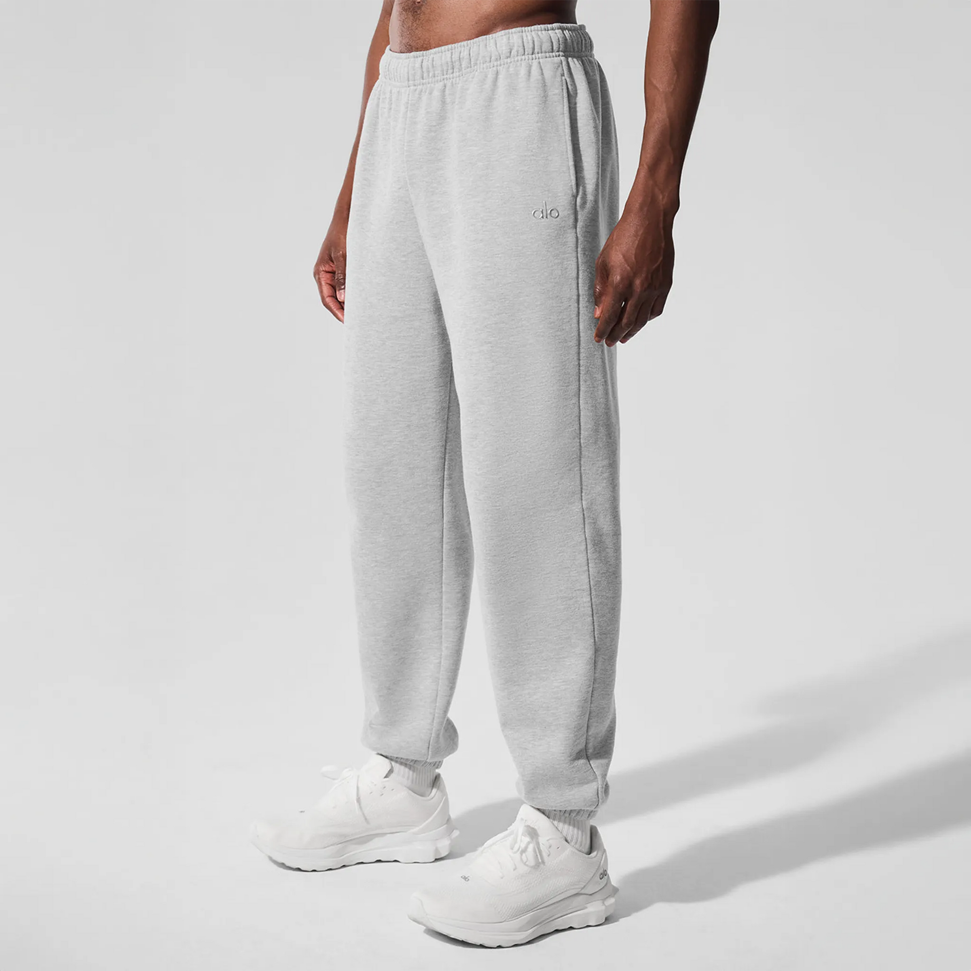 Alo Yoga Accolade Athletic Heather Grey Sweatpants