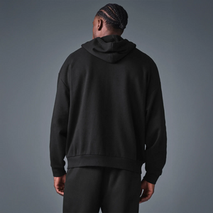 Alo Yoga Accolade Black Zip-Up Hoodie